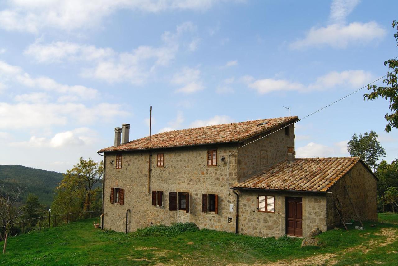 A Stay Surrounded By Greenery - Agriturismo La Piaggia - App 2 Bathrooms Vivo d'Orcia Luaran gambar