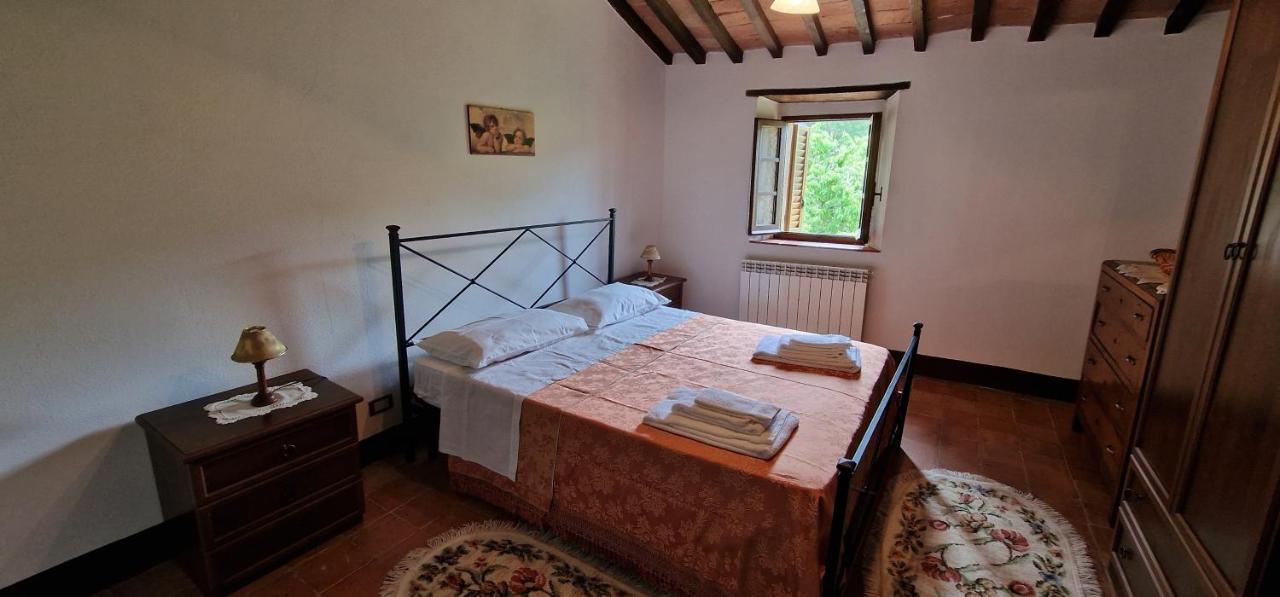 A Stay Surrounded By Greenery - Agriturismo La Piaggia - App 2 Bathrooms Vivo d'Orcia Luaran gambar